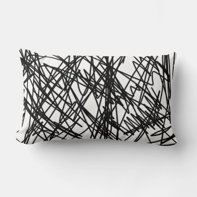 Abstracte Sierkussen tegen kunstminimalisme Kussen (Voorkant)