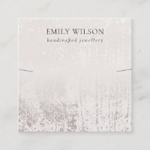 Abstracte Silver Rainfall Ketting Band Sjabloon