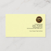 Abstracte Simple Traffic Lights Signal Taxi Servic Visitekaartje (Achterkant)