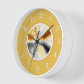 Abstracte Sinaasappel gradiënt fractal Kunst (Hoek)