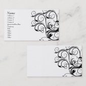 Abstracte Sjabloon kaart - Gepersonaliseerd Visitekaartje (Voorkant / Achterkant)