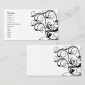 Abstracte Sjabloon kaart - Gepersonaliseerd Visitekaartje (Voorkant / Achterkant)