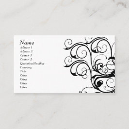  Abstracte Sjabloon kaart - Gepersonaliseerd Visitekaartje