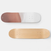 abstracte skateboard foto rood en wit (Horizontaal)