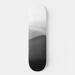 Abstracte skateboard zwart-wit foto