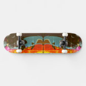 Abstracte skateboardgraffiti persoonlijk skateboard (Horizontaal)