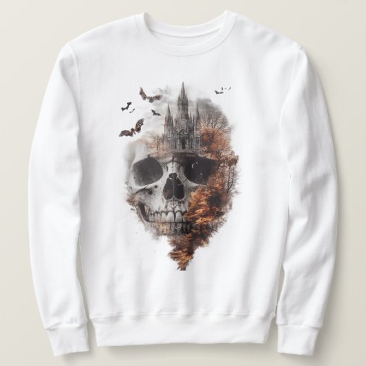 Abstracte Skull Art Sweatshirt (Design voorkant)