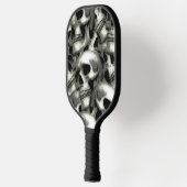 Abstracte Skulls Pattered Pickleball Paddle (Links)