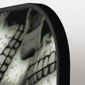 Abstracte Skulls Pattered Pickleball Paddle (Links Detail)