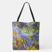 Abstracte Sky Art Tote Bag (Achterkant)