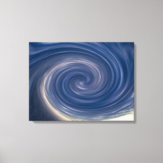 Abstracte Sky Twirl Canvas Afdruk (Voorkant)