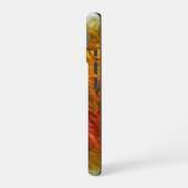 Abstracte Slagen van het Autumn Lake Monogram Init iPhone 16 Hoesje (Linkerkant)