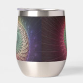 Abstracte slak Kleurrijke Moderne Fractal Art (Rechts)