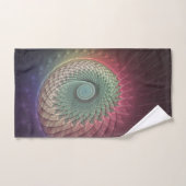 Abstracte slak Kleurrijke Moderne Fractal Art Bad Handdoek (Handdoek)
