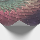 Abstracte slak Kleurrijke Moderne Fractal Art Cadeaupapier (Hoek)