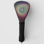Abstracte slak Kleurrijke Moderne Fractal Art Golfheadcover (Voorkant)