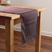 Abstracte slak Kleurrijke Moderne Fractal Art Korte Tafelloper (Voorbeeld)