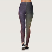 Abstracte slak Kleurrijke Moderne Fractal Art Leggings (Achterkant)