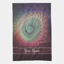 Abstracte slak Kleurrijke Moderne Fractal Art Naam