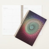 Abstracte slak Kleurrijke Moderne Fractal Art Planner (Display)