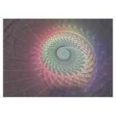 Abstracte slak Kleurrijke Moderne Fractal Art Tafelkleed (Voorkant (Horizontaal))