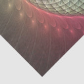 Abstracte slak Kleurrijke Moderne Fractal Art Tissuepapier (Detail)