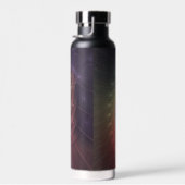 Abstracte slak Kleurrijke Moderne Fractal Art Waterfles (Rechts)