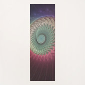 Abstracte slak Kleurrijke Moderne Fractal Art Yogamat (Voorkant)