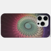Abstracte slakkenkleurrijke moderne fractal kunst Case-Mate iPhone case (Achterkant (horizontaal))