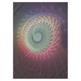 Abstracte slakkenkleurrijke moderne fractal kunst tafelkleed