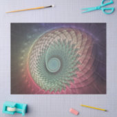 Abstracte slakkenkleurrijke moderne fractal kunst tissuepapier (Craft)