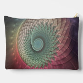 Abstracte slakkenkleurrijke moderne fractale kunst etui (Achterkant)