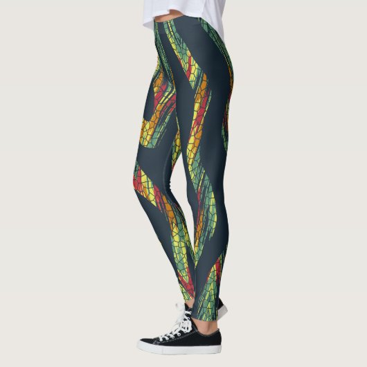 Abstracte Slang Leggings (Links)