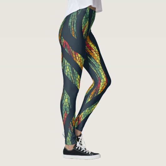 Abstracte Slang Leggings (Rechts)