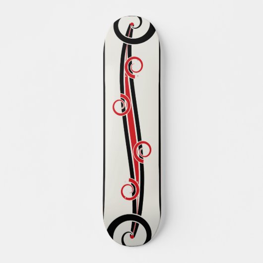 Abstracte Slangachtige Stroom Persoonlijk Skateboard (Voorkant)