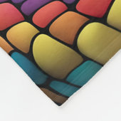 ABSTRACTE SLANGENDEKEN FLEECE DEKEN (Hoek)