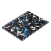 Abstracte slangenhuidreptieldruk notitieboek (Linkerzijde)