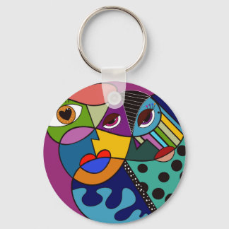 Abstracte sleutelhanger