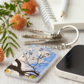 Abstracte Sleutelhanger voor herfsttakken (Voorkant Rechts)