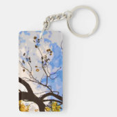 Abstracte Sleutelhanger voor herfsttakken (achterkant)