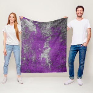 Abstracte slijptextuur fleece deken