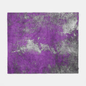 Abstracte slijptextuur fleece deken (Voorkant (Horizontaal))