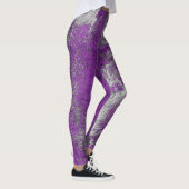Abstracte slijptextuur leggings (Rechts)
