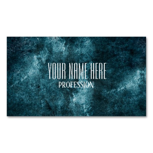 Abstracte slijptextuur magnetisch visitekaartje (Voorkant)