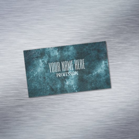 Abstracte slijptextuur magnetisch visitekaartje (Voorbeeld)