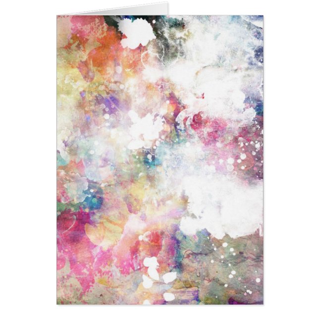 Abstracte slijptextuur met waterverf verf 2 (Voorkant)