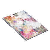 Abstracte slijptextuur met waterverf verf 2 notitieboek (Rechterzijde)