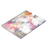 Abstracte slijptextuur met waterverf verf 2 notitieboek (Linkerzijde)