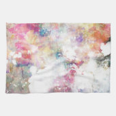 Abstracte slijptextuur met waterverf verf 2 theedoek (Horizontaal)