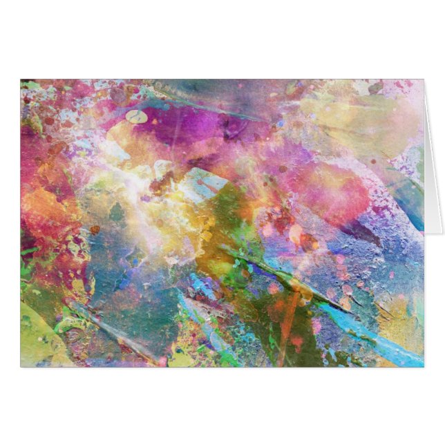 Abstracte slijptextuur met waterverf verf 3 (Voorkant Horizontaal)